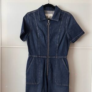 Aritzia Denim Forum Jumpsuit